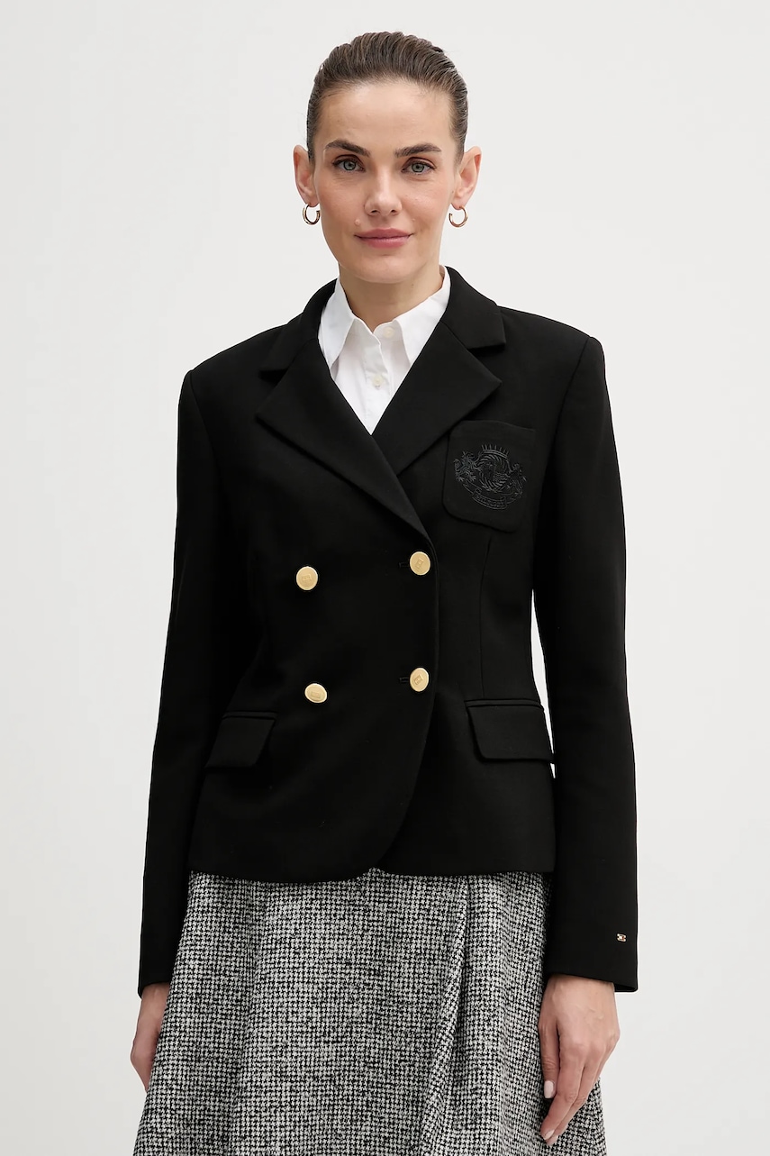 Sako Tommy Hilfiger černá barva, WW0WW48696