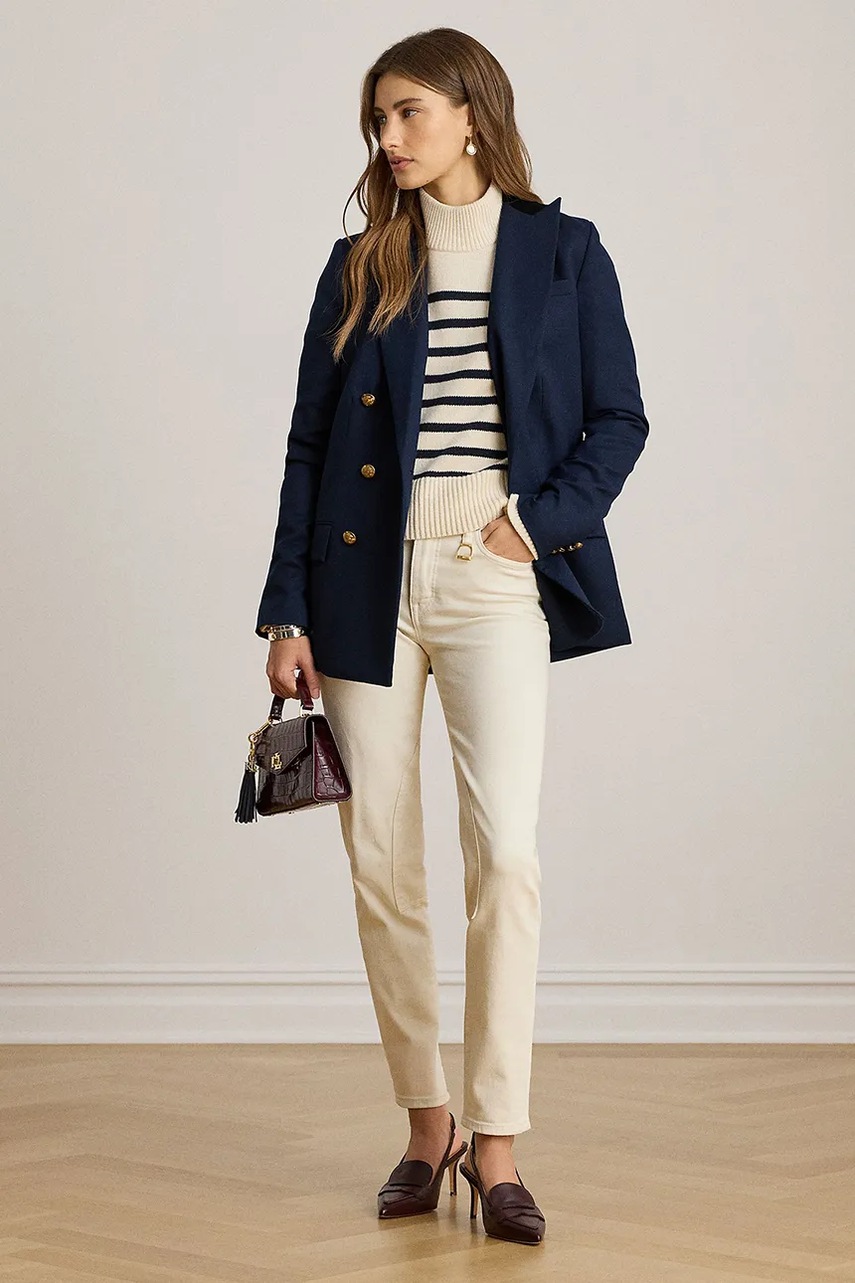 Vlnené sako Lauren Ralph Lauren