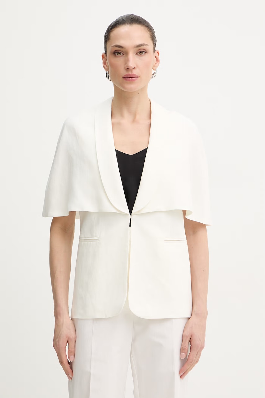 Σακάκι με προσθήκη λινού Twinset