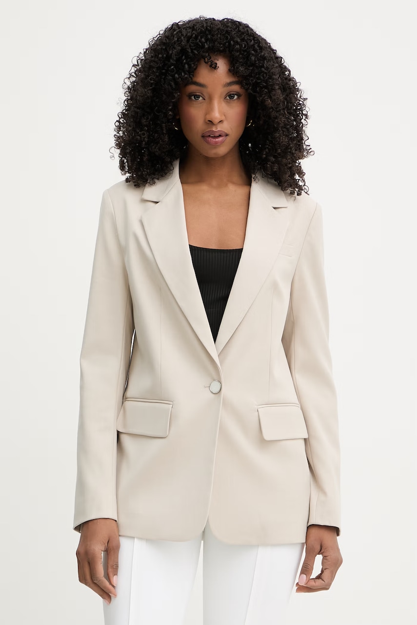 Guess sacou cu un singur rând de nasturi pentru femei, cu vâscoză BRUNA