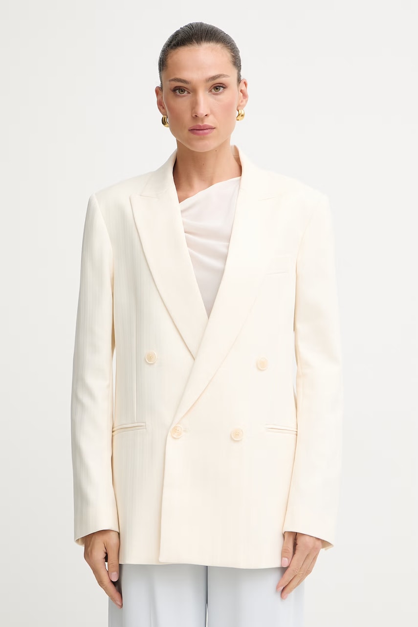 Patrizia Pepe sacou cu două rânduri de nasturi de pentru femei