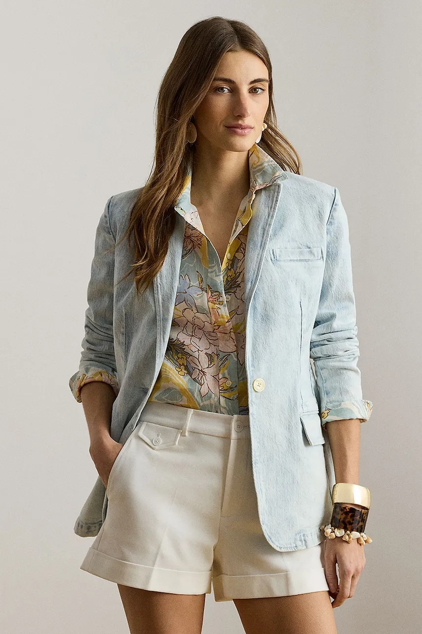 Lauren Ralph Lauren sacou de damă din bumbac