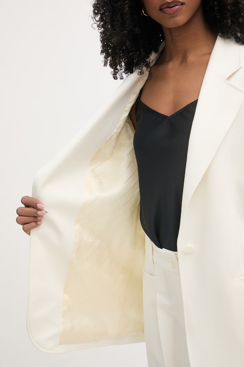BOSS Orange BOSS Orange σακάκι γυναικείο με πρόσμιξη λινού C Jalara1 - 6