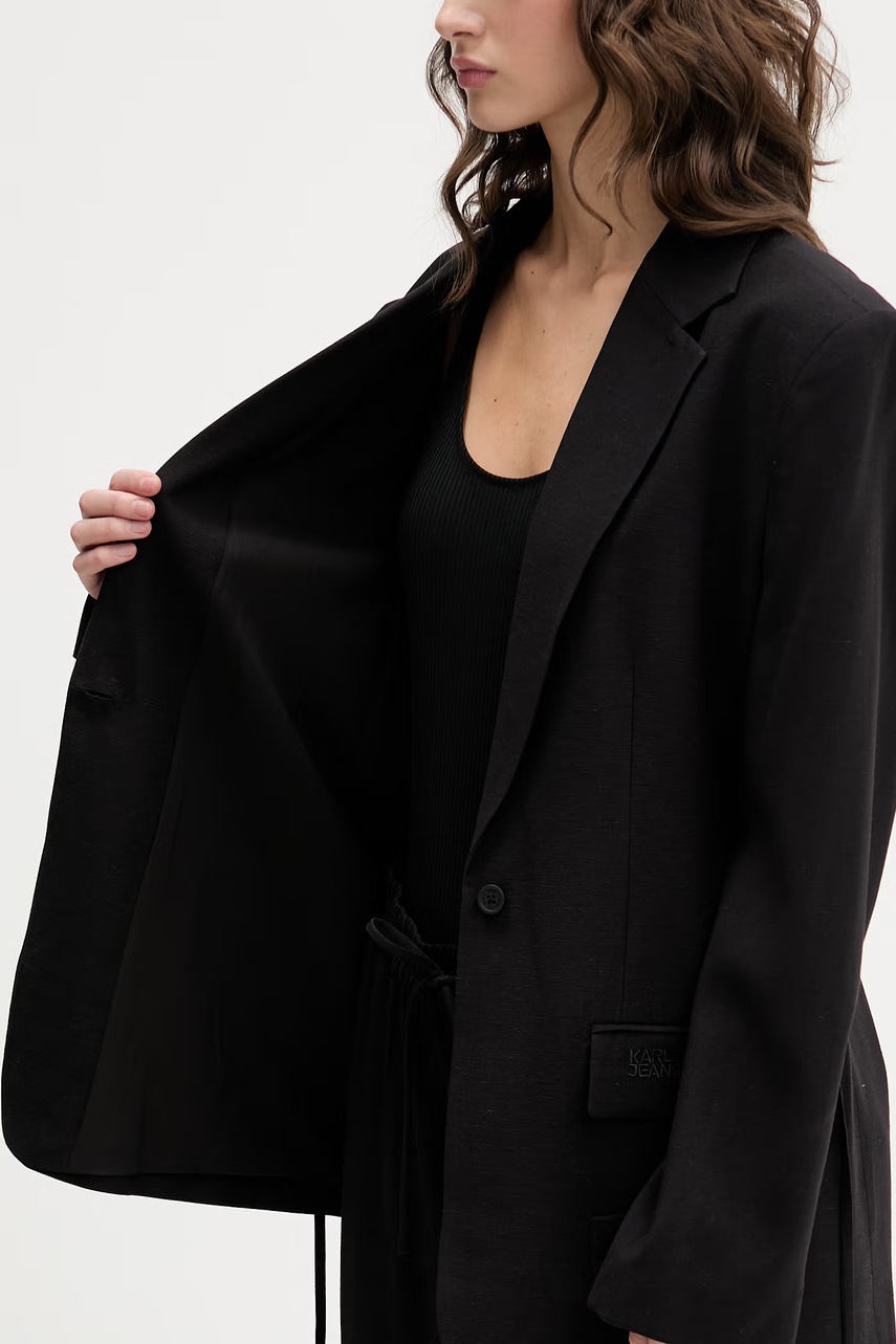 Sako s příměsí lnu Karl Lagerfeld Jeans (obrázek 6)