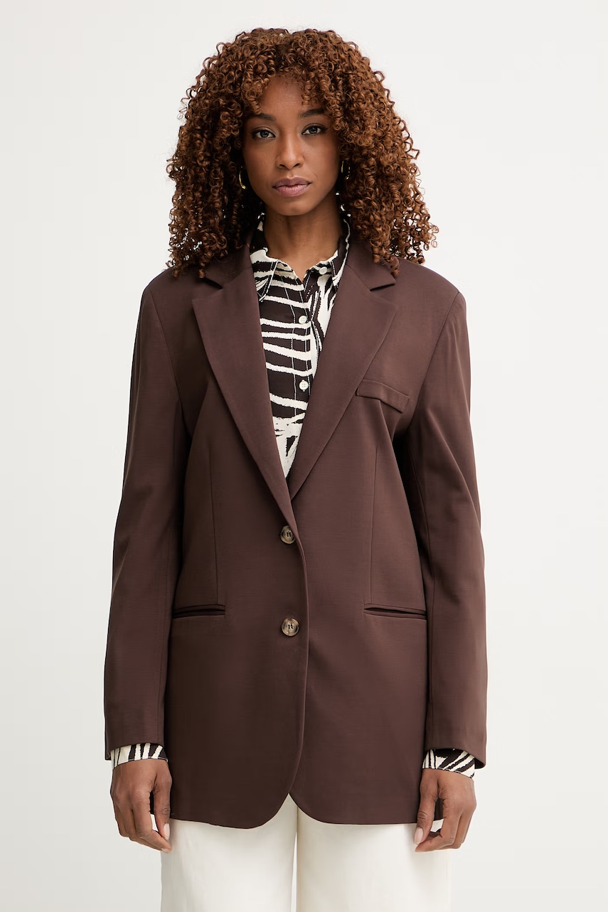 Haveone sacou cu un singur rând de nasturi pentru femei