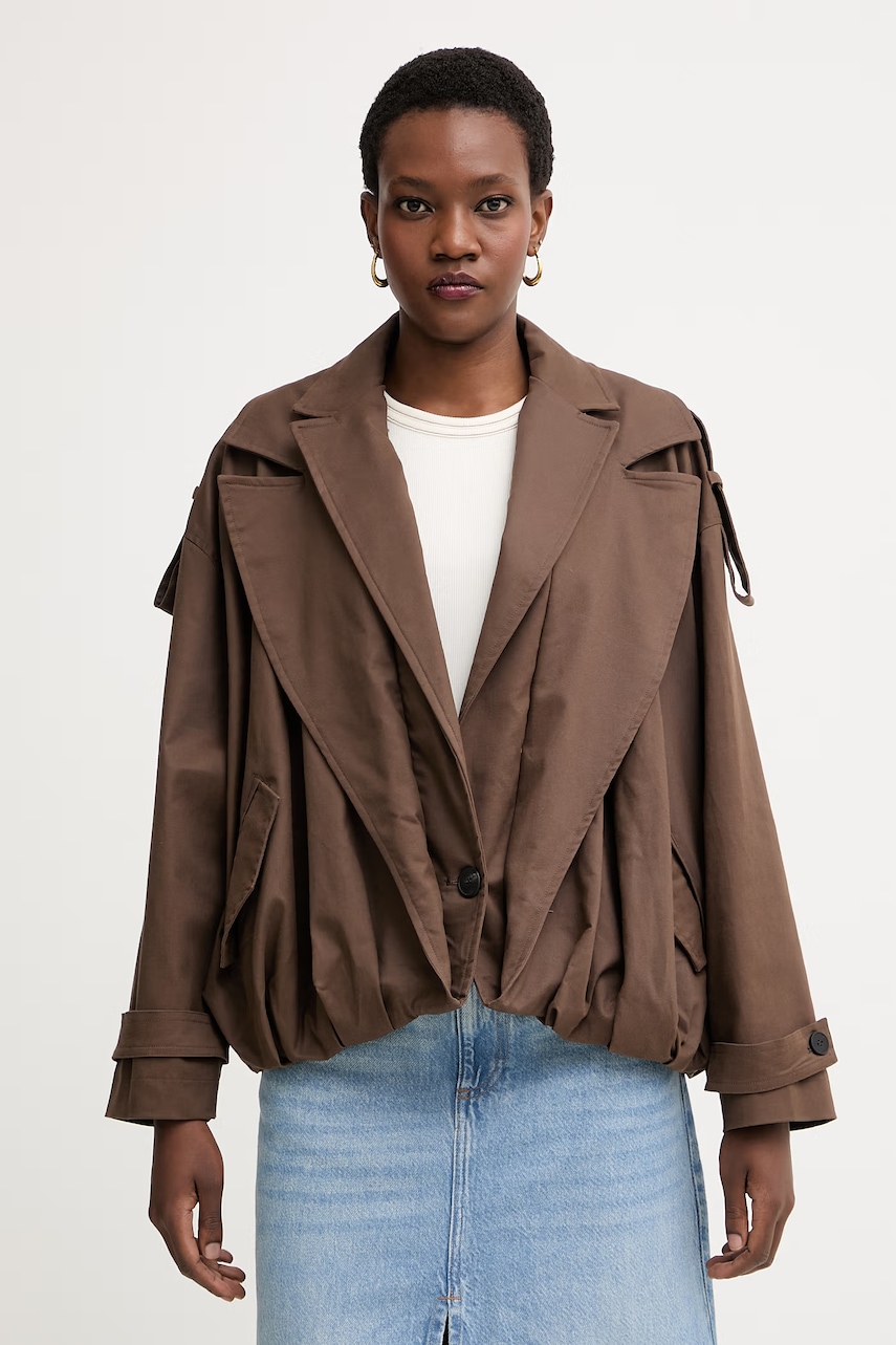 Haveone jachetă scurtă pentru femei, din lyocell