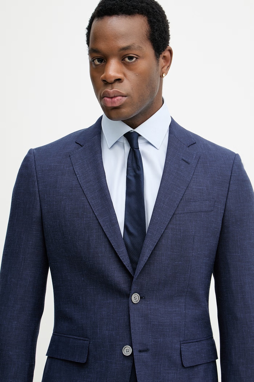 BOSS oblek pánský s příměsí vlny Huge (obrázek 5)