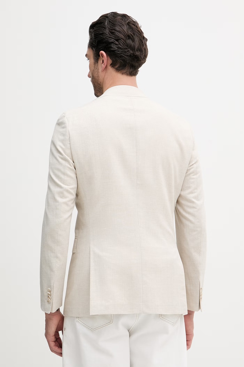 Sako s přídavkem lnu BOSS Hutson (obrázek 3)