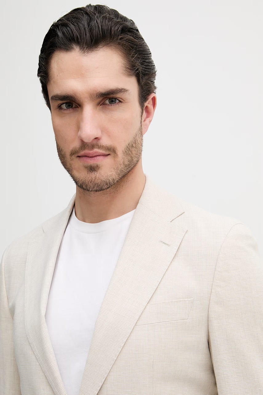 Sako s přídavkem lnu BOSS Hutson (obrázek 4)