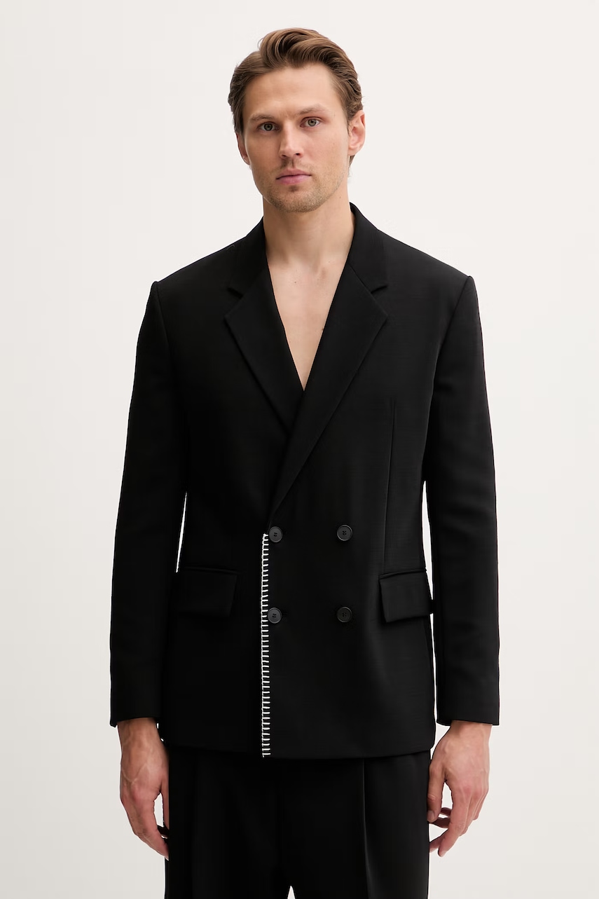 HUGO costum din două piese pentru bărbați, cu lână Karlo262F1X