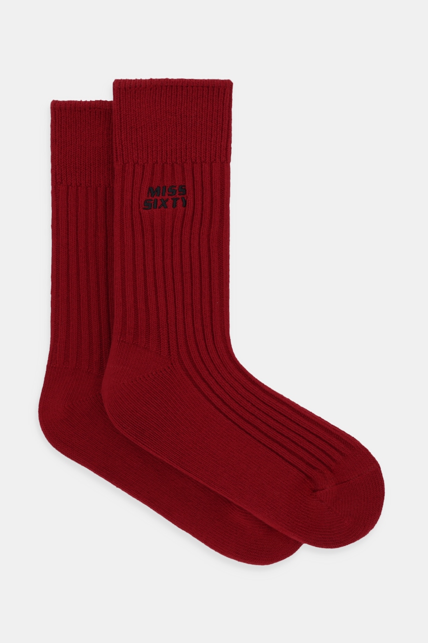 Miss Sixty șosete culoarea bordo, 6S4OJ81700
