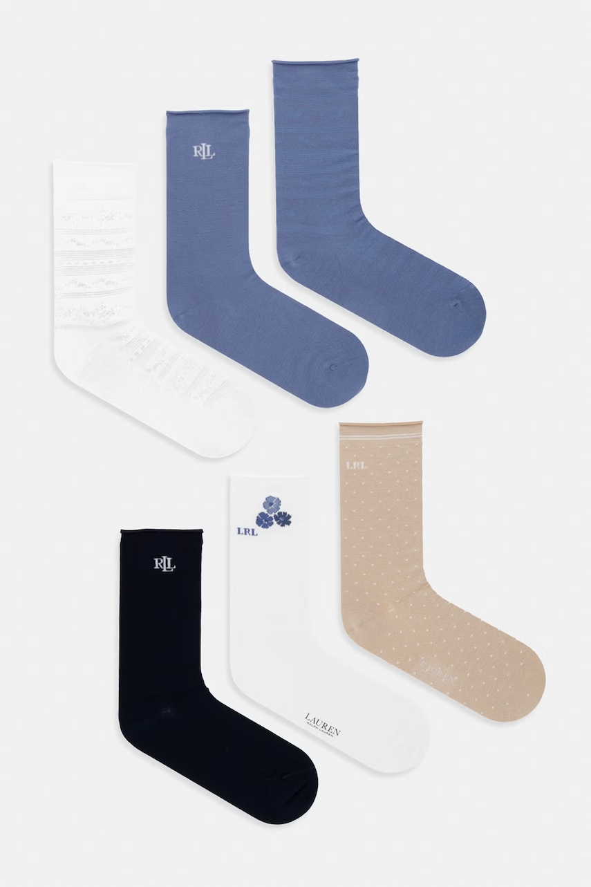 Lauren Ralph Lauren șosete pentru femei pachet de 6