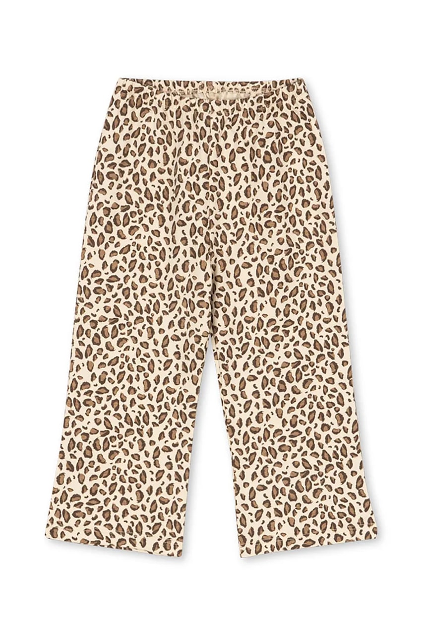 Konges Sløjd pantaloni de bumbac pentru copii DREY PANTS GOTS cu imprimeu, KS104291