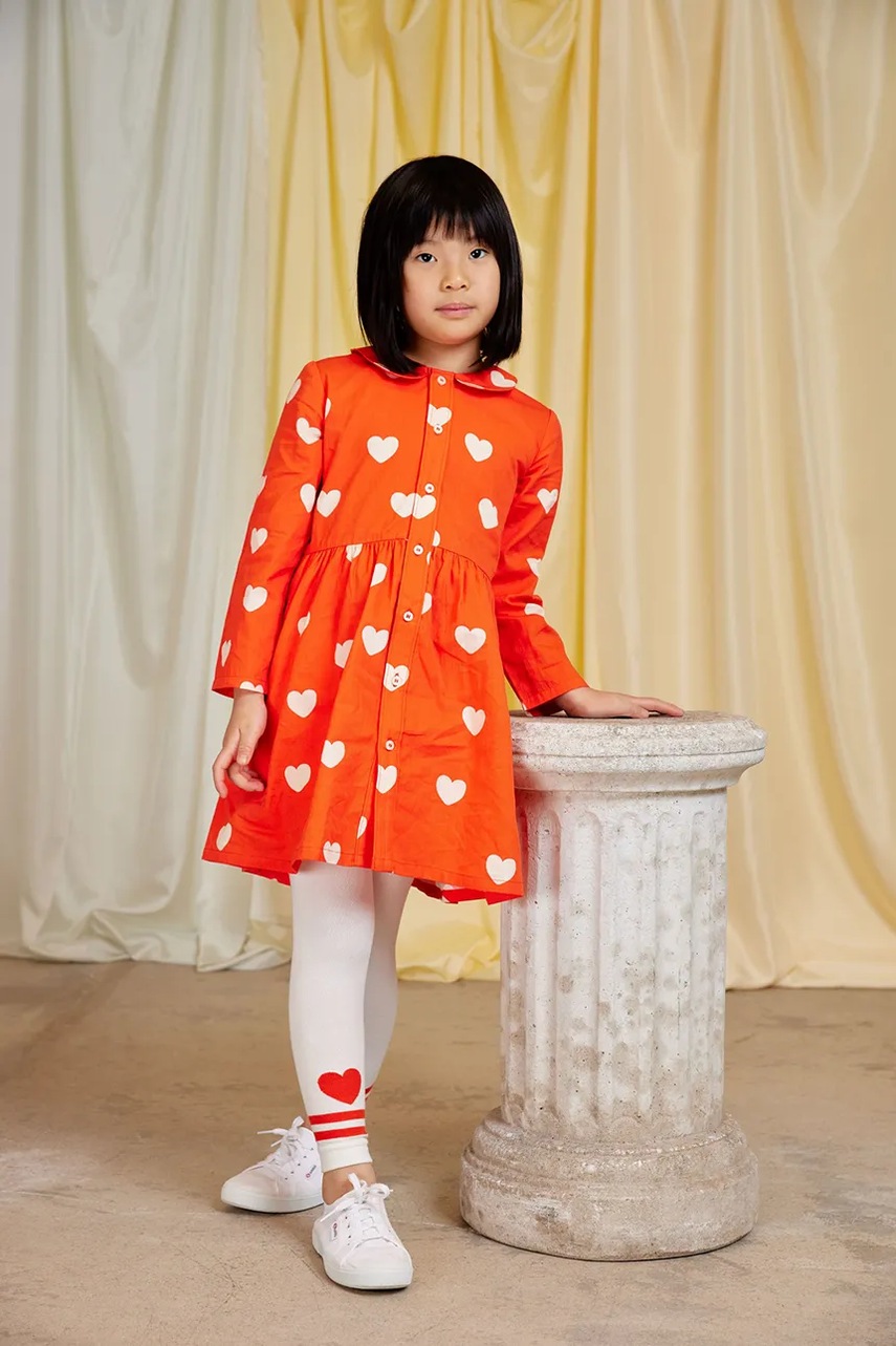 Детские леггинсы Mini Rodini Hearts 2 шт цвет белый 26160118