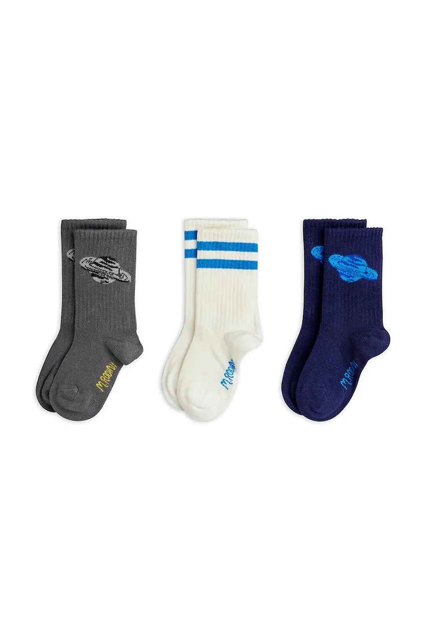 Mini Rodini șosete copii Planet 3-pack