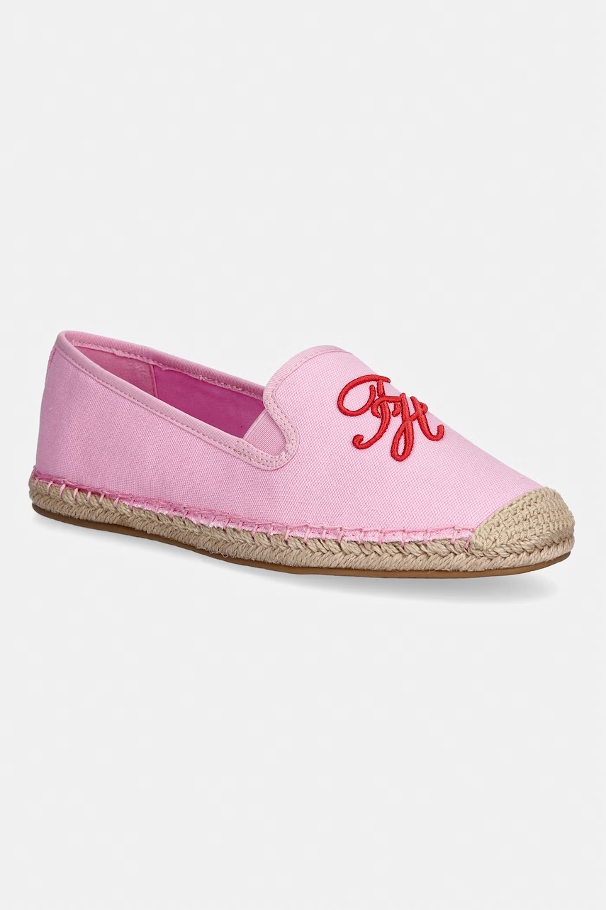 Tommy Hilfiger εσπαντρίγιες γυναικείες TH SCRIPT SUMMER ESPADRILLE