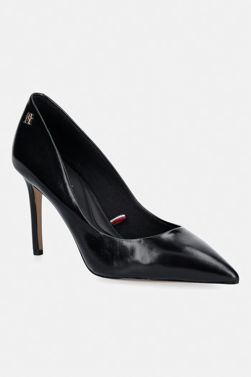 Tommy Hilfiger stilettos din piele ESSENTIAL POINTED PUMP