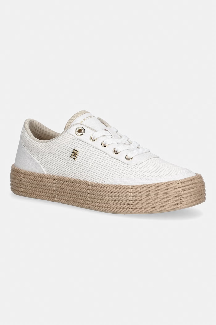 Tommy Hilfiger TH FOXING PLATFORM ROPE teniși pentru femei