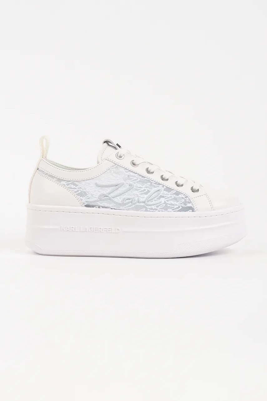 Karl Lagerfeld sneakers KOBO culoarea alb, KL65011H