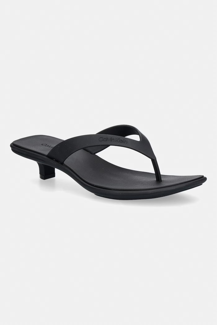 Calvin Klein japonki damskie FLIP FLOP KITTEN HEEL THONG TPU