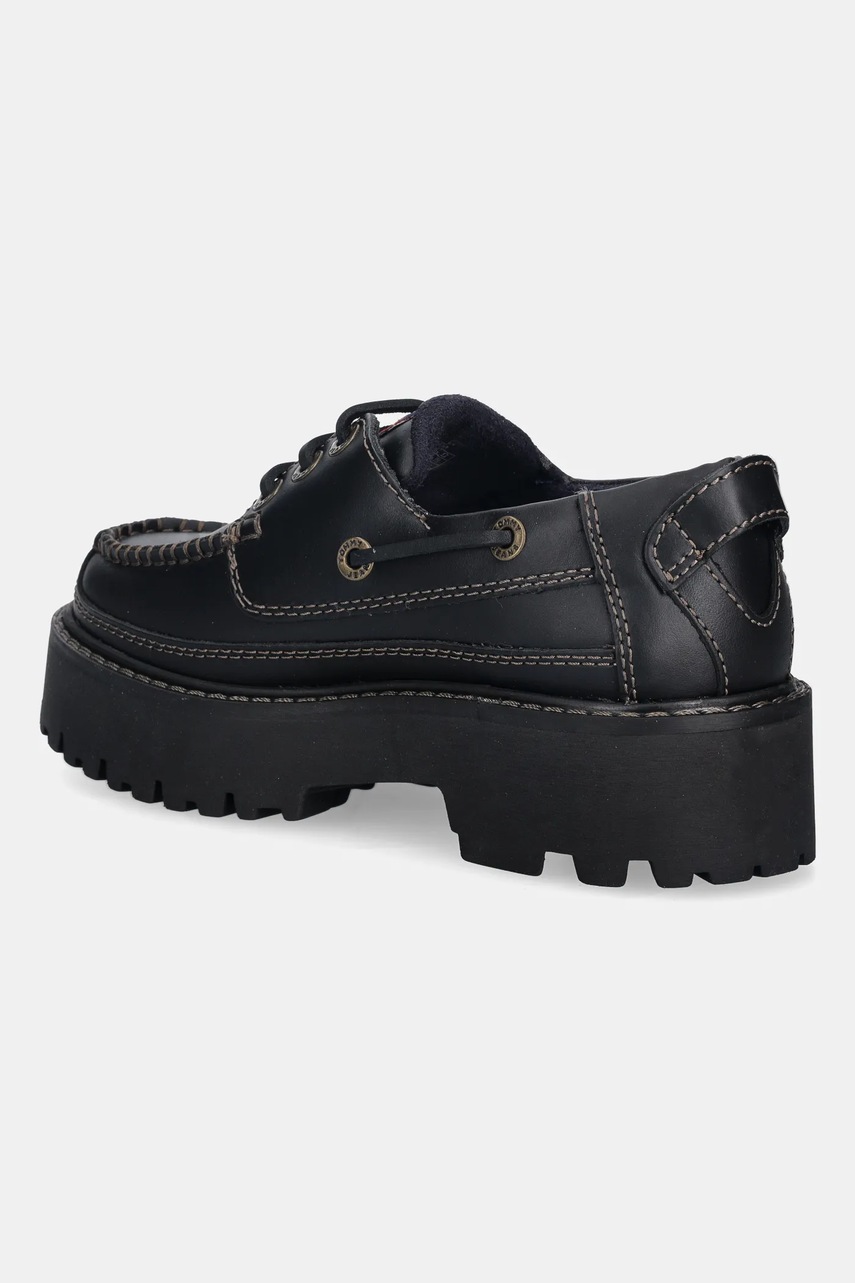 Kožené polobotky Tommy Jeans ARCHIVE 01 BOAT SHOE LEATHER (obrázek 3)