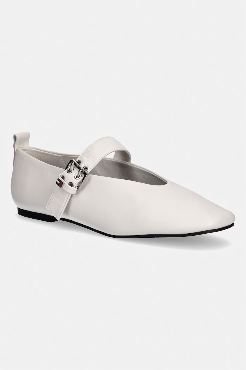 Γυναικεία παπούτσια ίσια (flats) & μπαλαρίνες tommy jeans σε μπεζ