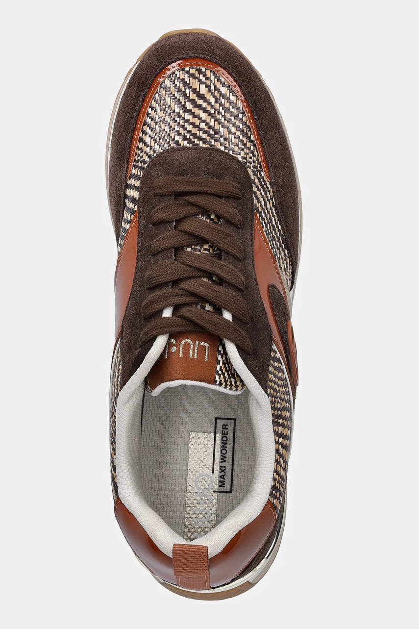 Αθλητικά Liu Jo LIU JO MAXI WONDER 97 χρώμα: καφέ, BA6007PX807S3950 φωτογραφία