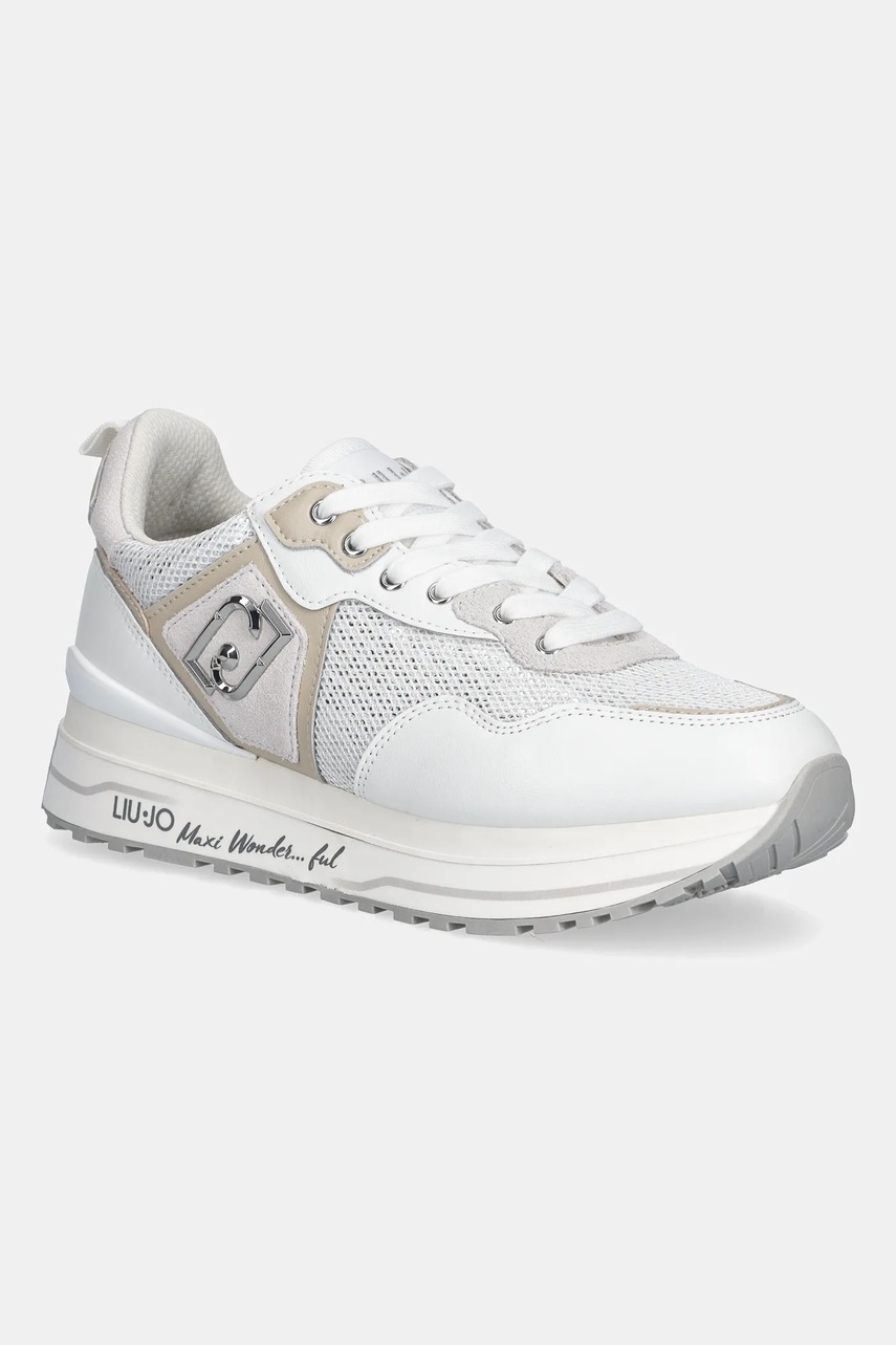 Tenisky Liu Jo LIU JO MAXI WONDER 01 dámské, bílá barva, BA6009PX07701111