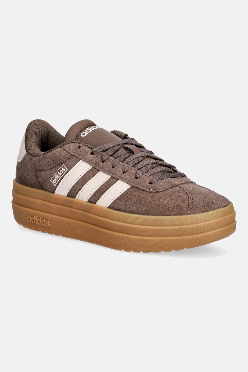 adidas VL Court Bold sneakers pentru femei, din piele întoarsă