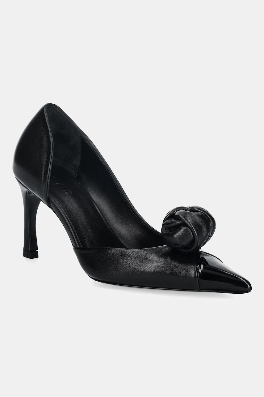 Rotate stilettos de piele