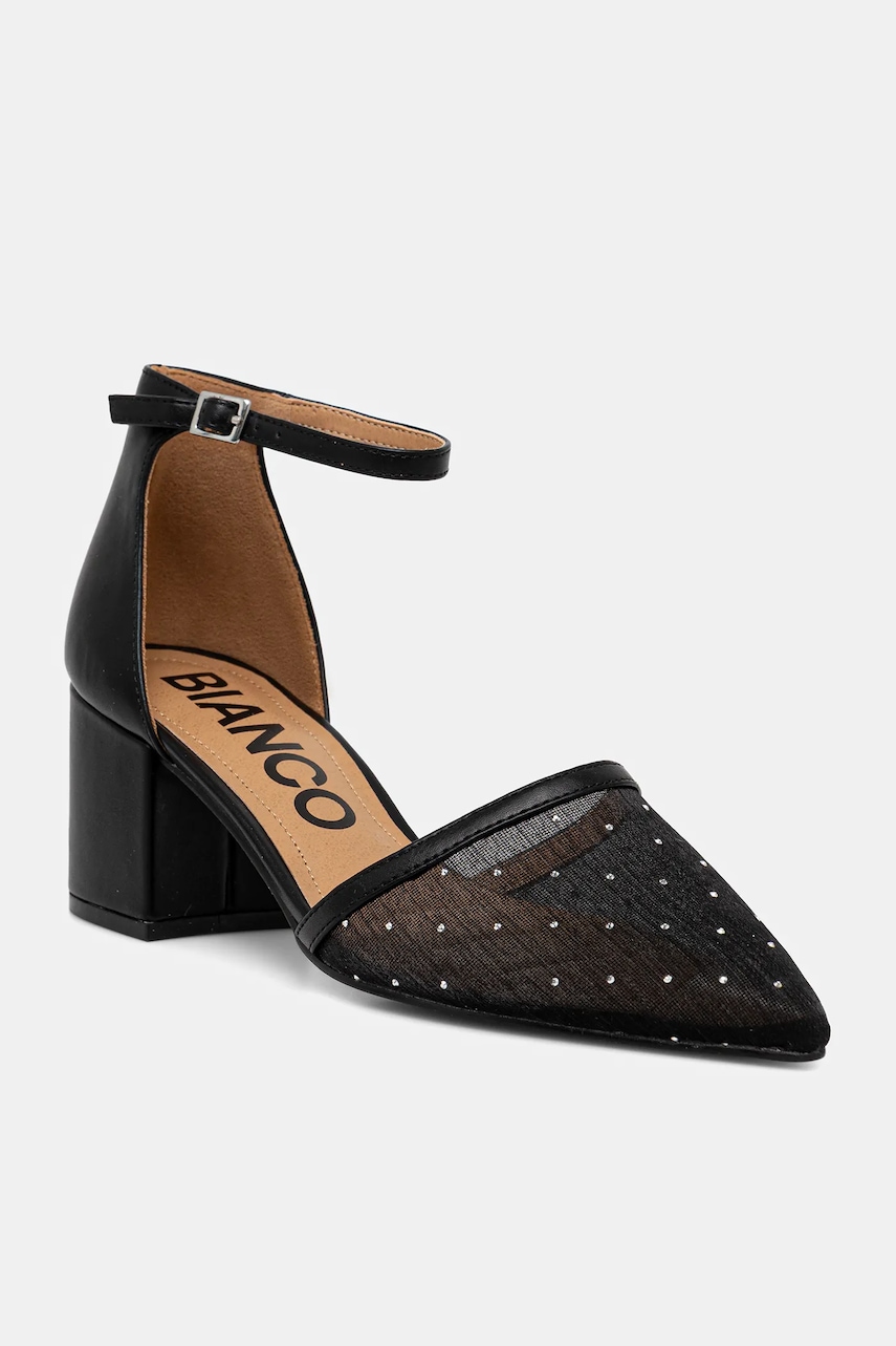 Bianco pantofi cu toc BIADEVIVED culoarea negru, cu toc drept, 11252770