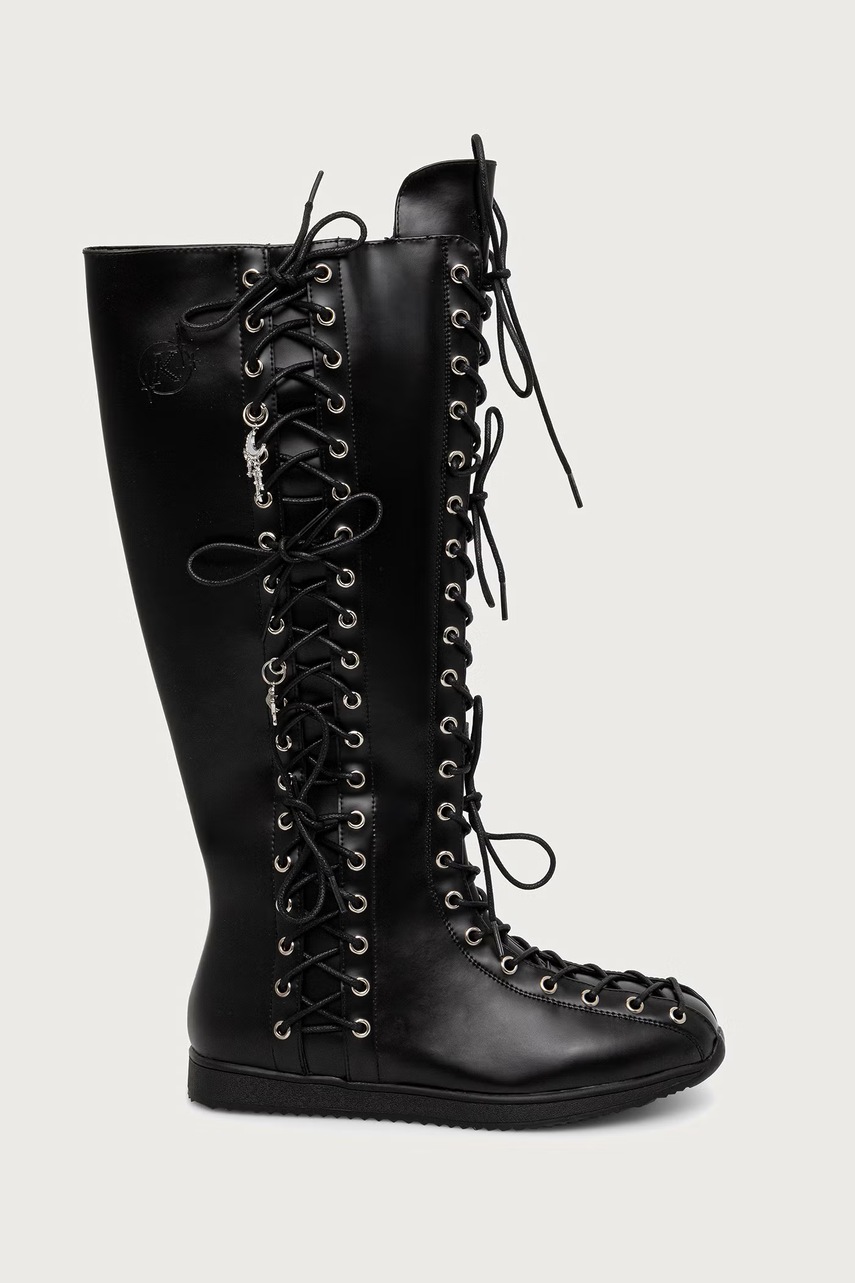 Koi Footwear Koi Footwear Numinous Lace Up Charm Long Boots μπότες Γυναικεία - 2