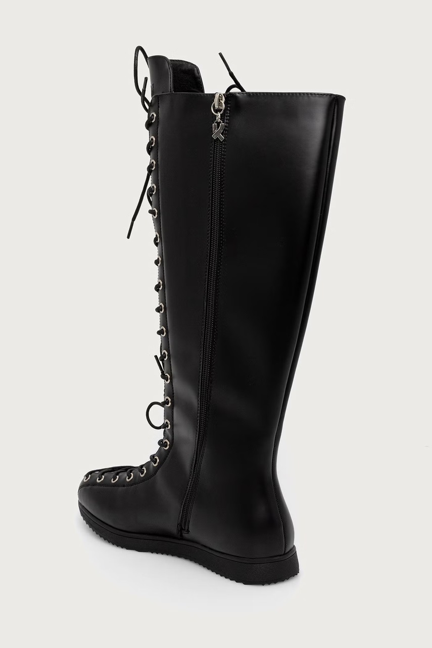 Koi Footwear Koi Footwear Numinous Lace Up Charm Long Boots μπότες Γυναικεία - 3