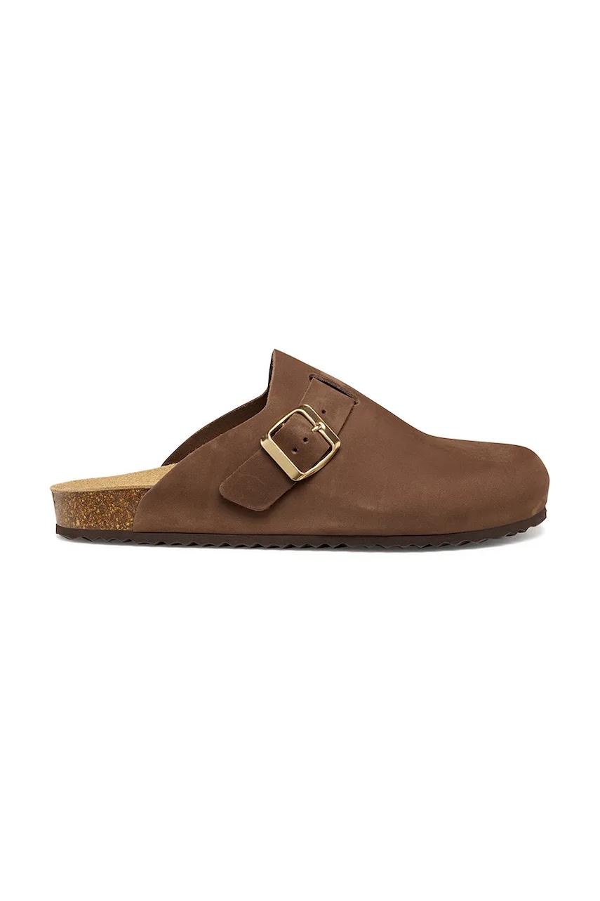Geox σαγιονάρες Μουλάρια Γυναικεία nubuck D BRIONIA