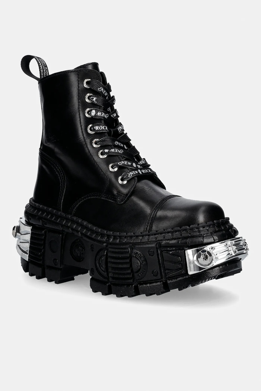 New Rock bocanci de piele CRUST NEGRO, TANK CASCO NEGRO POWER *