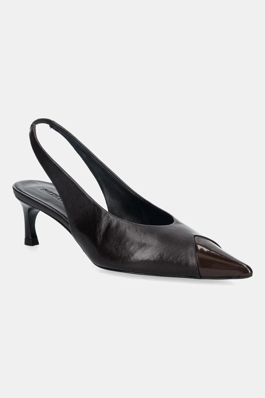 Rotate stilettos de piele