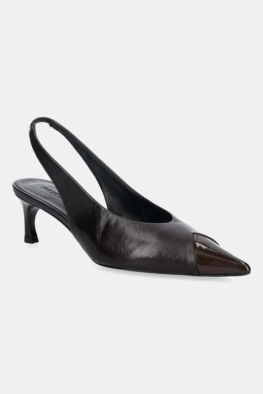 Rotate stilettos de piele