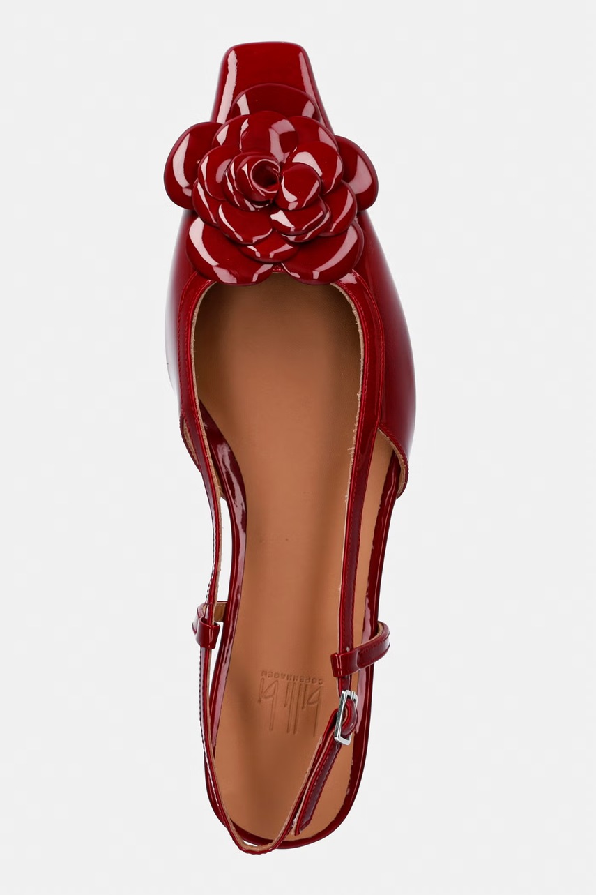 Δερμάτινες μπαλαρίνες Billi Bi φωτογραφία