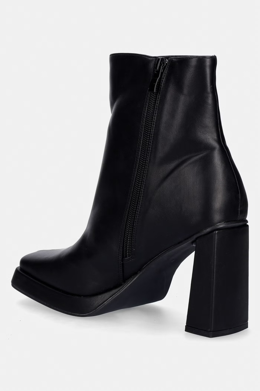 Nízké kozačky Koi Footwear Halla Black Heeled Boots (obrázek 3)