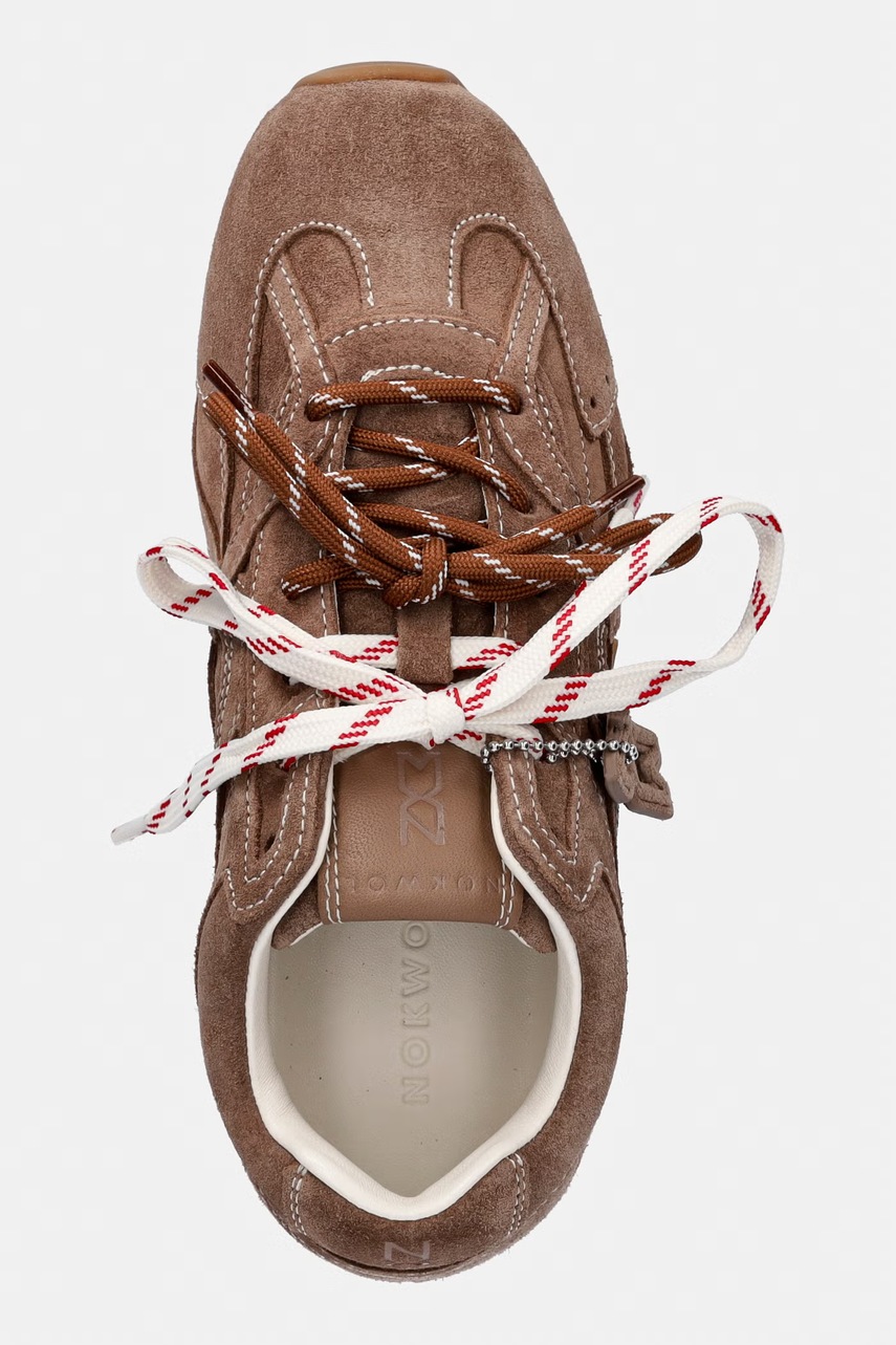Nokwol Atlas Mushroom Suede sneakers boty dámské semišové (obrázek 4)