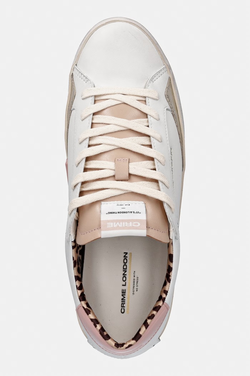Δερμάτινα sneakers Crime London DISTRESSED φωτογραφία