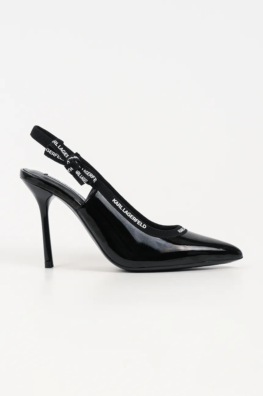 Karl Lagerfeld stilettos de piele Sarabande