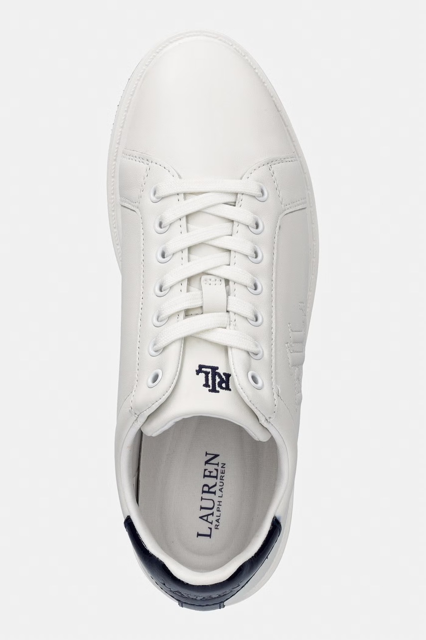 Lauren Ralph Lauren Ainsley sneakers boty dámské kožené (obrázek 4)