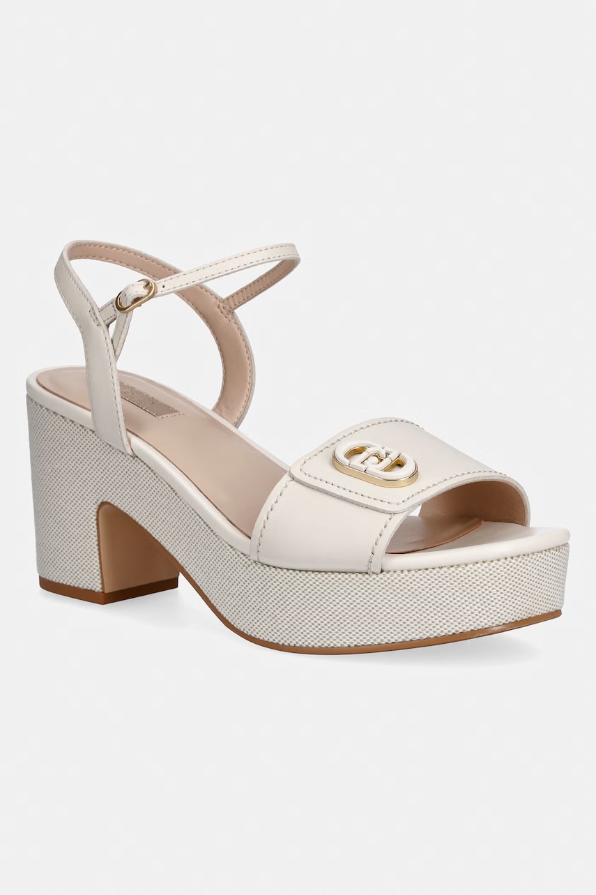 Liu Jo sandale cu toc de piele HARPER 04