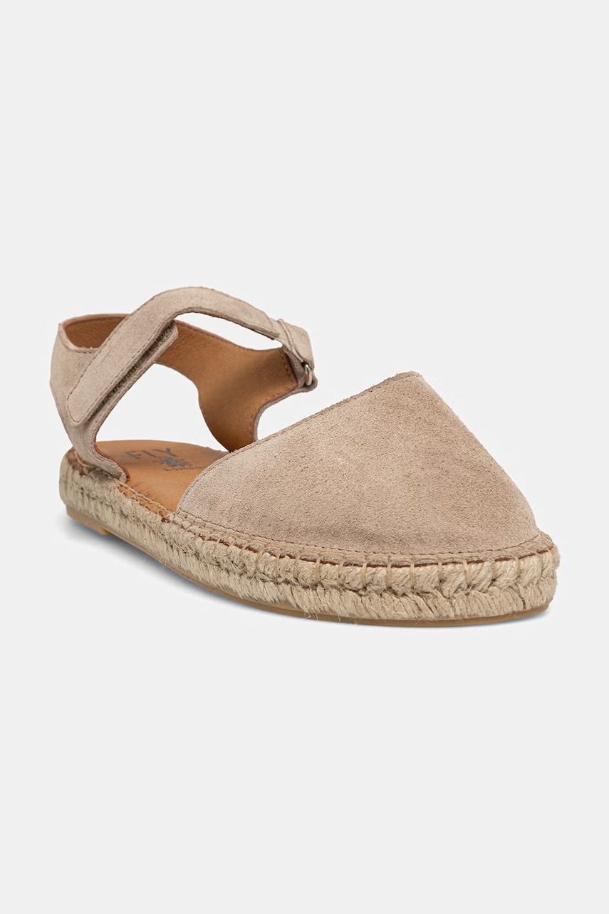 Fly London espadrile pentru femei, din piele întoarsă CANY581FLY