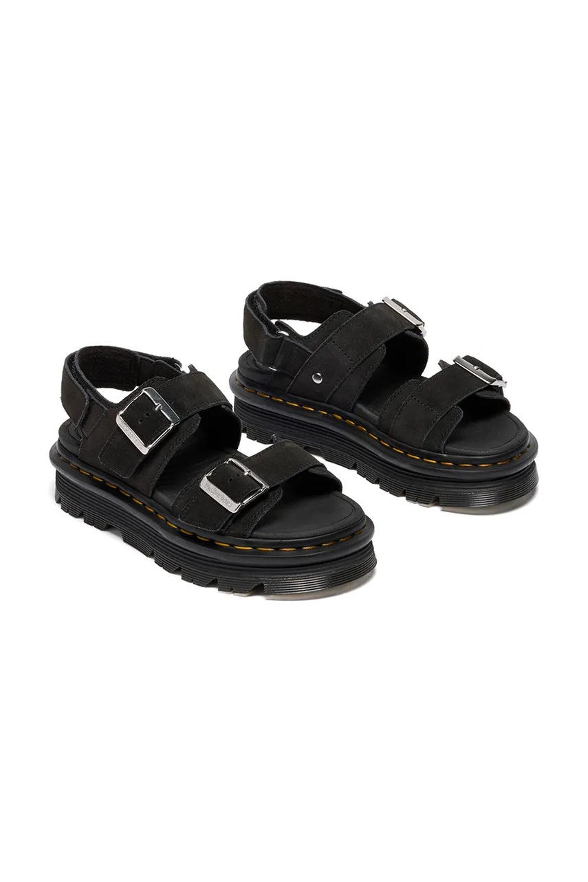 Dr. Martens sandále na platforme dámske semišové ZebZag Sandal