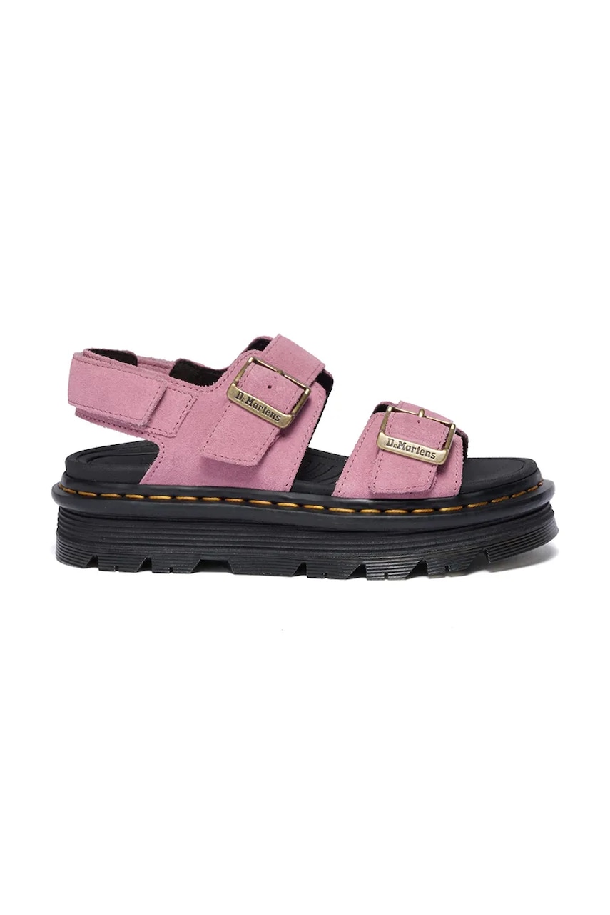 Dr. Martens σανδάλια πλατφόρμας Γυναικεία σουέτ ZebZag Sandal