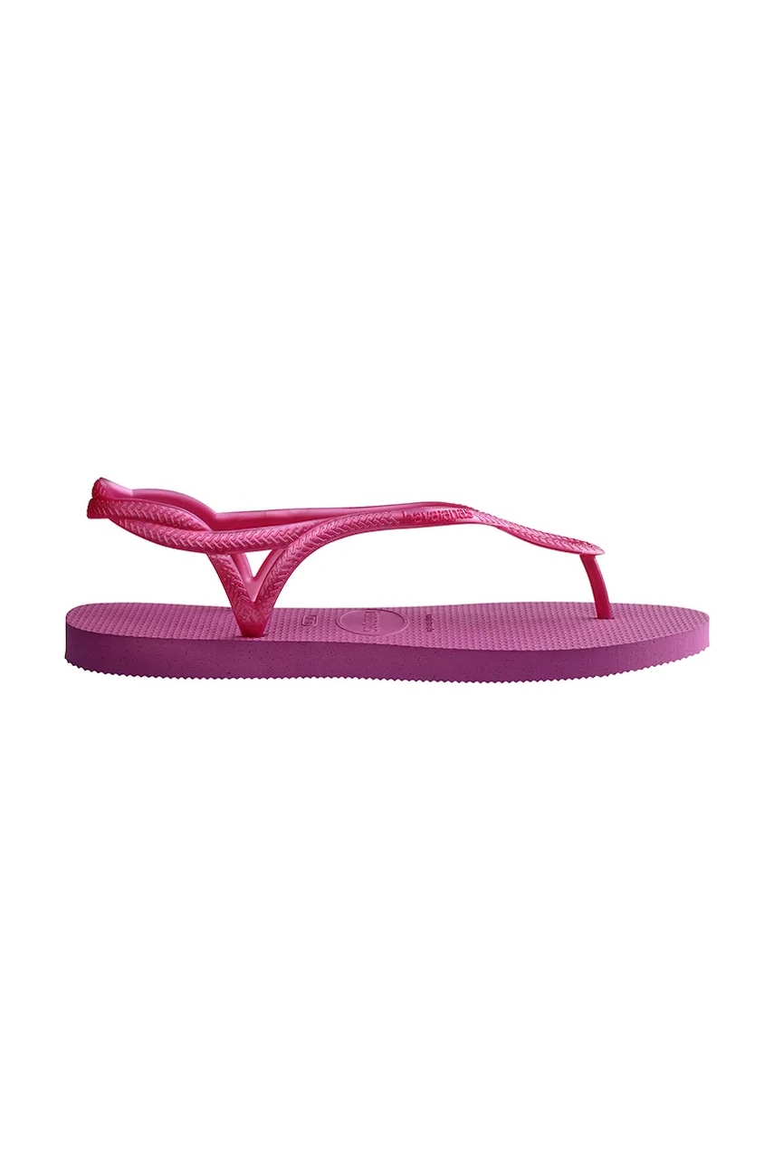 Havaianas sandale cu toc plat de femei LUNA