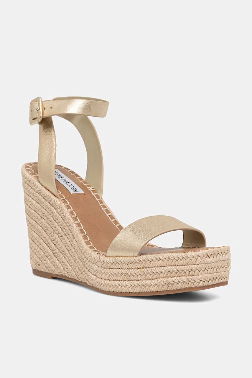 Steve Madden σανδάλια σε σφήνα από δέρμα Upstage