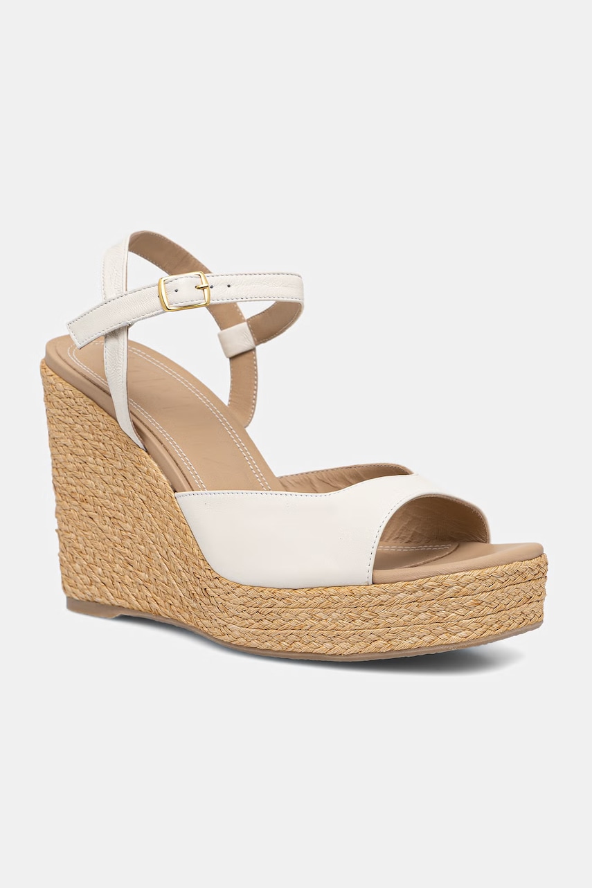 Souliers Martinez σανδάλια σε σφήνα δερμάτινα SUMMER